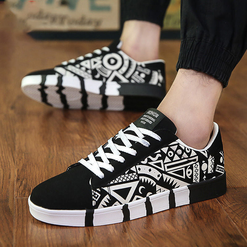 Trendy Man Old Beijing Cloth Shoes Men'S Single Shoes Spring Non-Slip Fashion All-Match