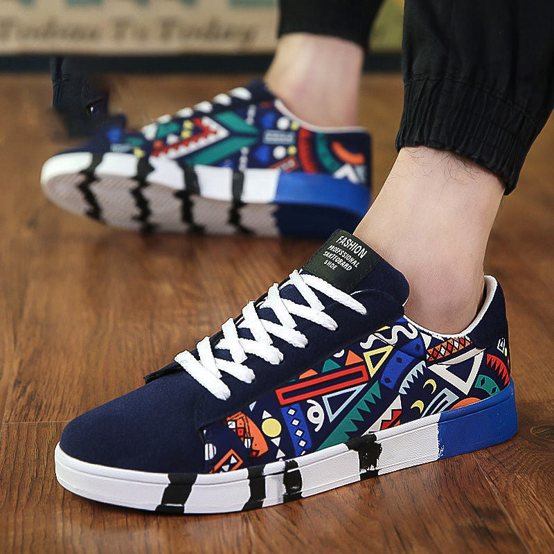 Trendy Man Old Beijing Cloth Shoes Men'S Single Shoes Spring Non-Slip Fashion All-Match