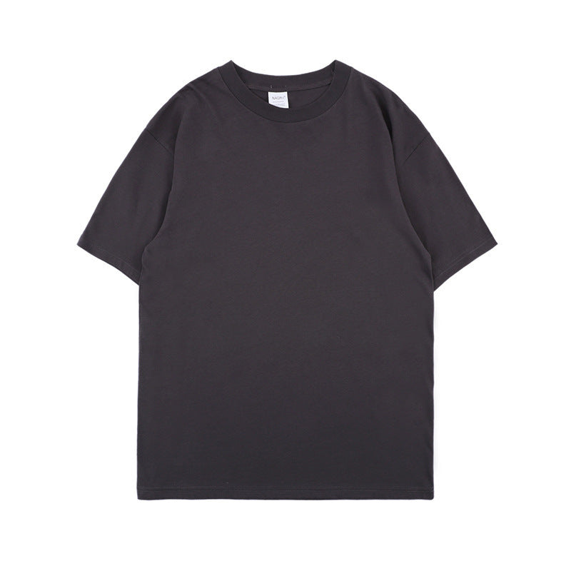 NAGRI-Camiseta Informal De Algodon De Manga Corta Para Hombre Y Mujer De Camisa Basica De Marca A La Moda Tops Blancos Y Negros De talla Grande De Verano