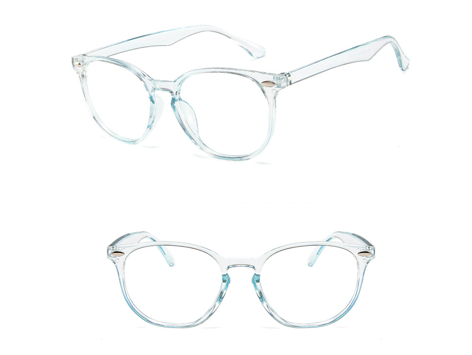 Anti Blue Light Round Computer Glasses Eyewear Frame