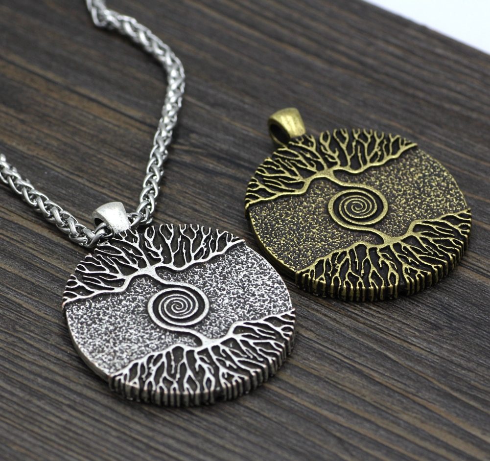 World tree double-sided pendant