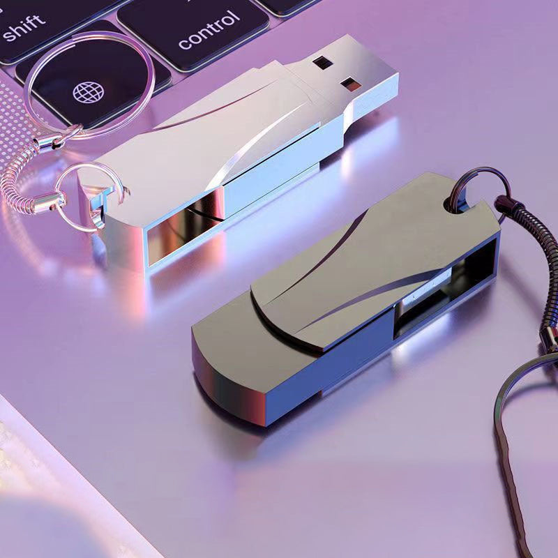 A USB Drive With A Large Capacity Is Expanded On A Virtual Scale