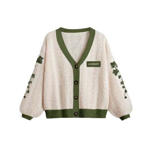 Women's Fashion Casual Woolen Cardigan Jacket