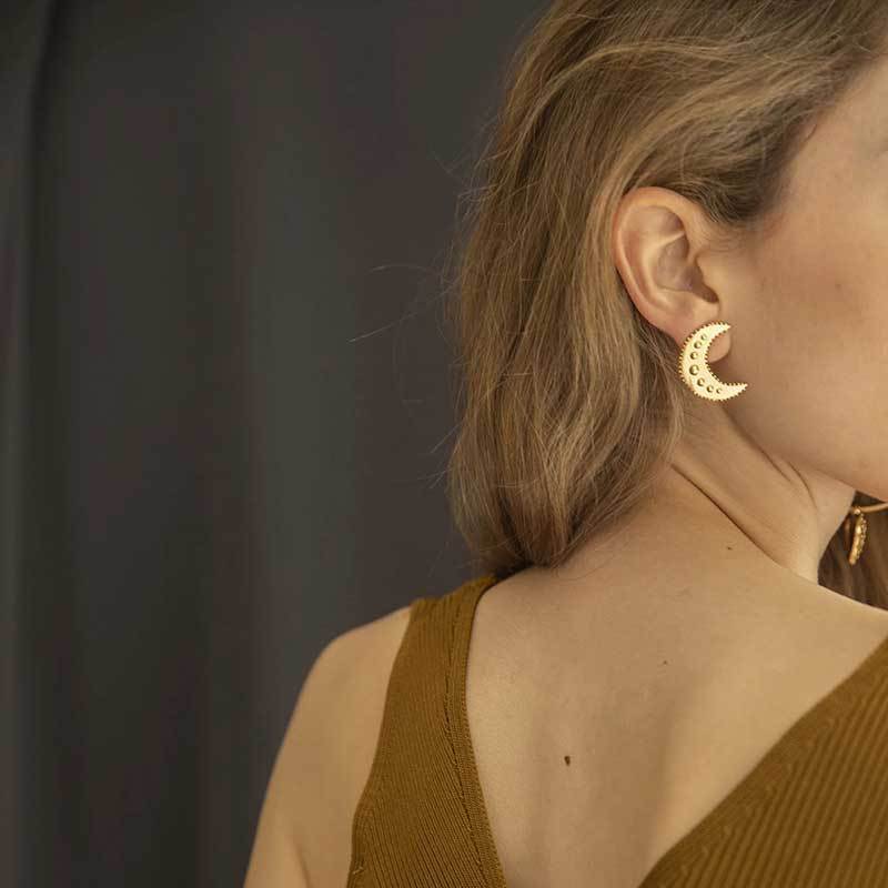 Ladies Street Fashion Irregular Geometric Earrings