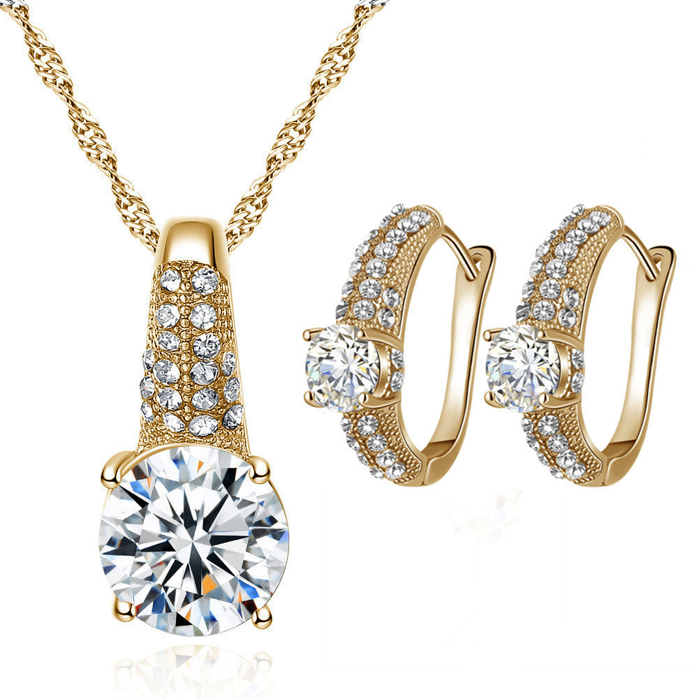 Bridal Necklace Earring Jewelry Set