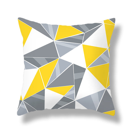 Home geometric sofa pillowcase