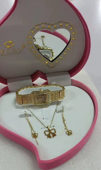 Simple Exquisite Jewelry Watch Necklace Gift Box Jewelry