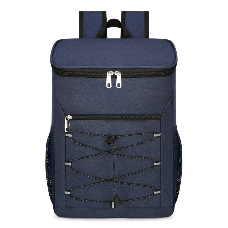 Zipper Reflective Stripe Backpack Heat Insulation Cold Insulation