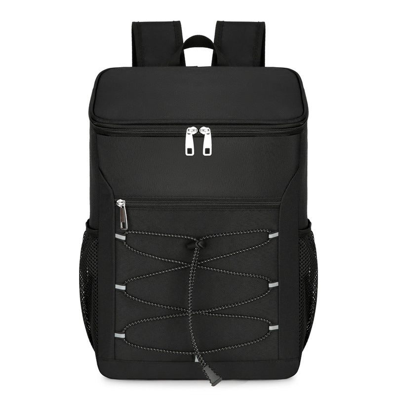 Zipper Reflective Stripe Backpack Heat Insulation Cold Insulation