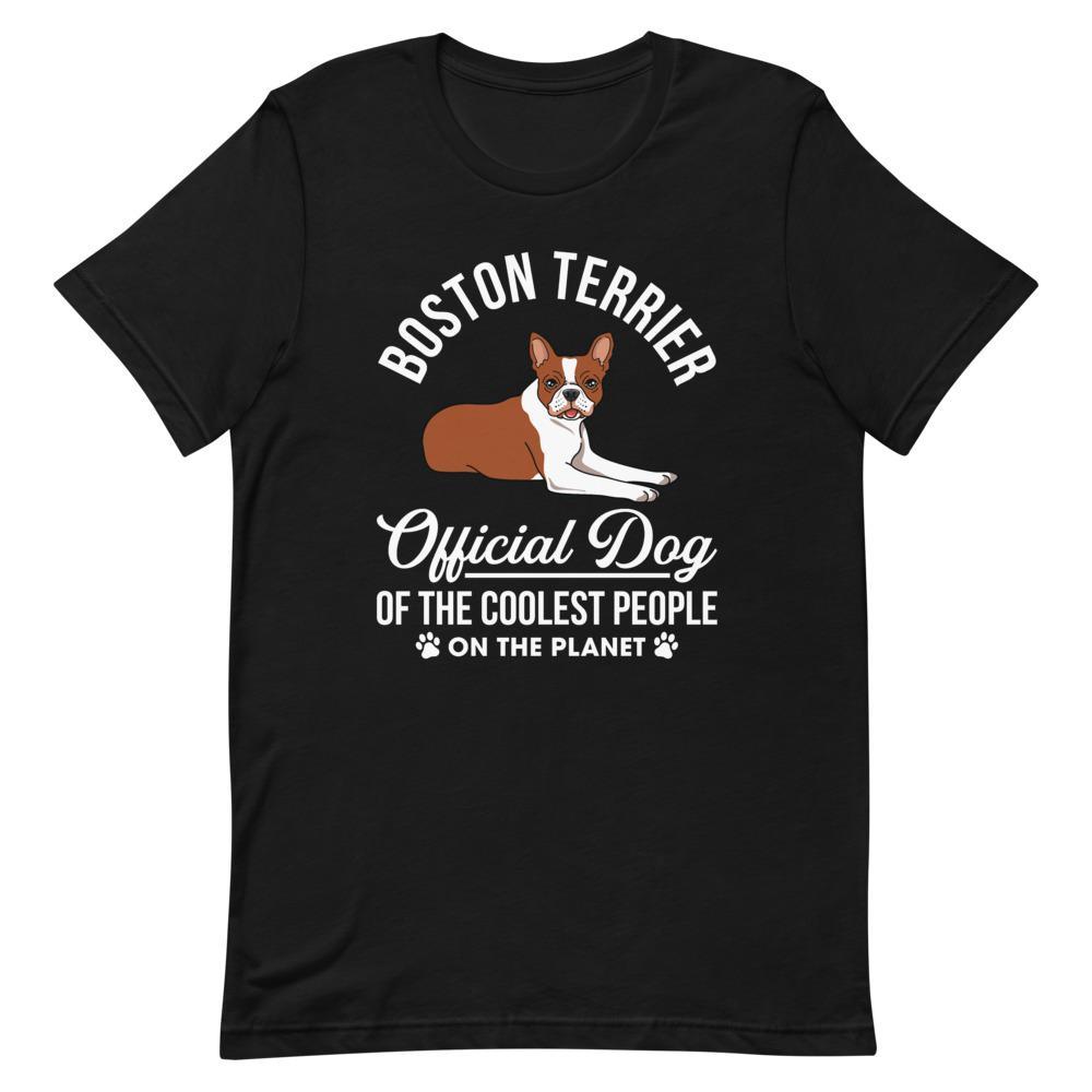 Boston Terrier The Coolest Man On Earth's Dog T-shirt