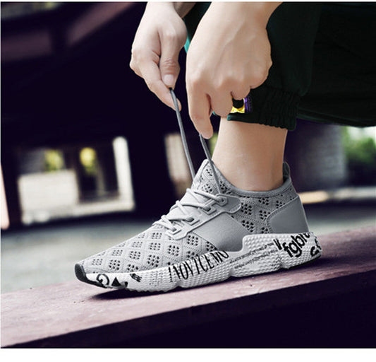 Mesh Light Casual Low Top  Breathable Men's Sports Shoes