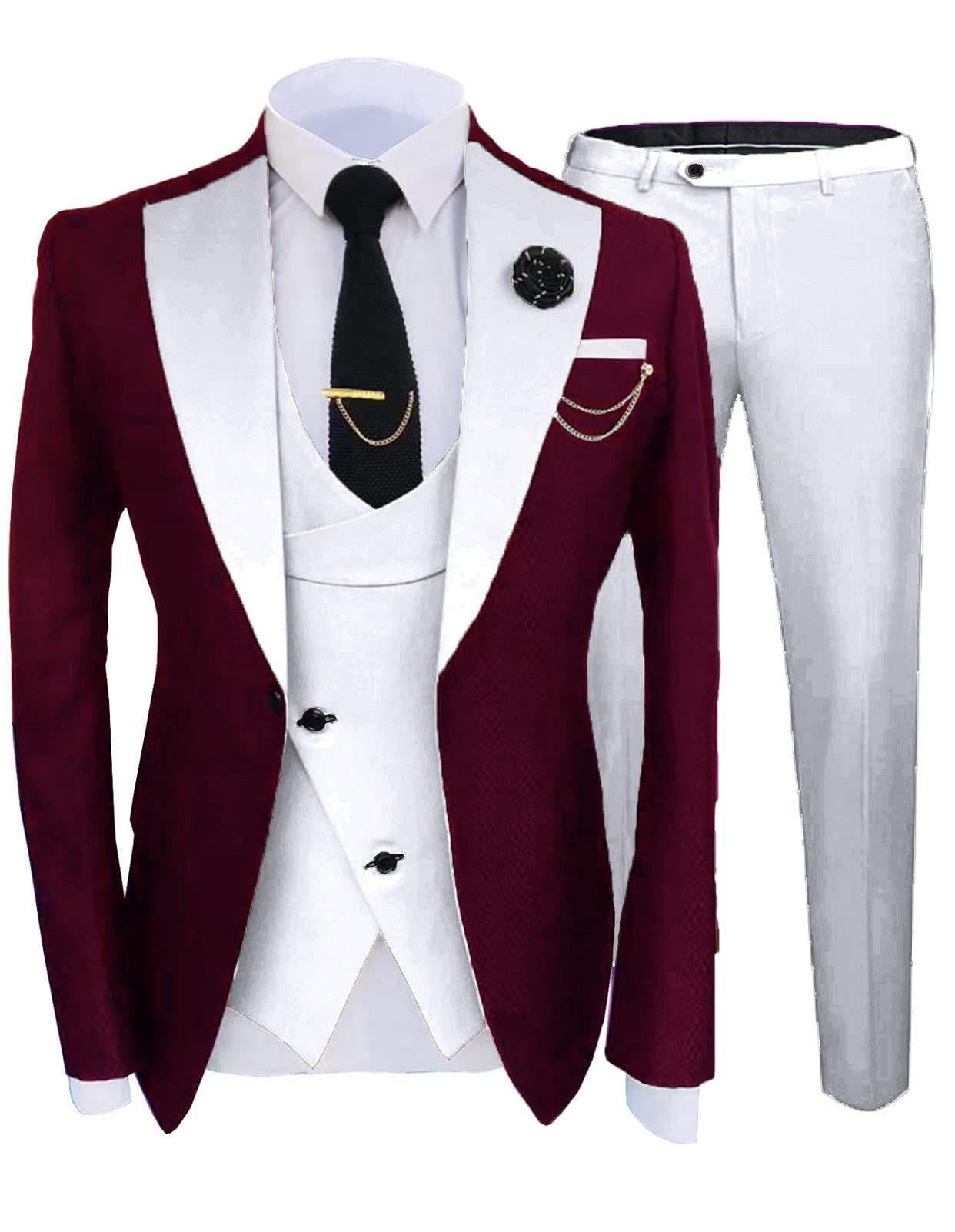 Men's Three-piece Suit Wedding Sina Best Man Suit