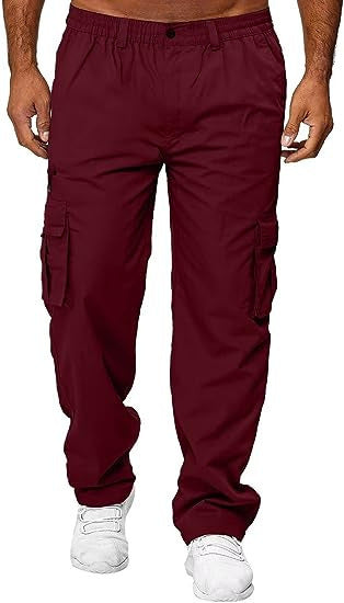 Multi Pocket Loose Straight Leg Workwear Pants